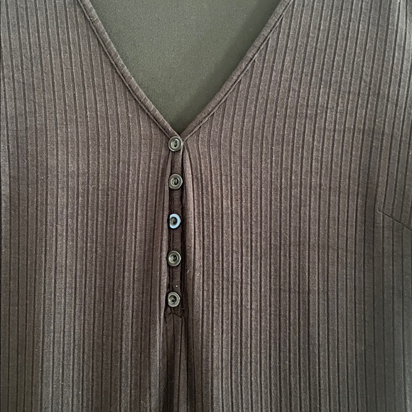 Sadie & Sage Black Ribbed Mini Dress Size XL - Picture 3 of 8